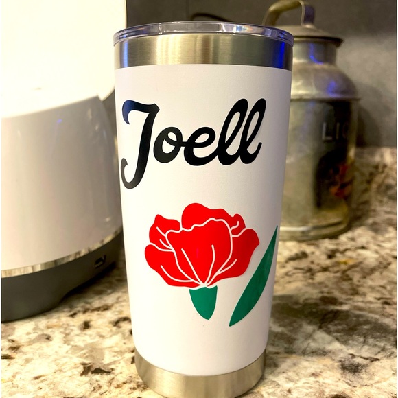 Customizable Carnation Tumbler - Picture 1 of 1